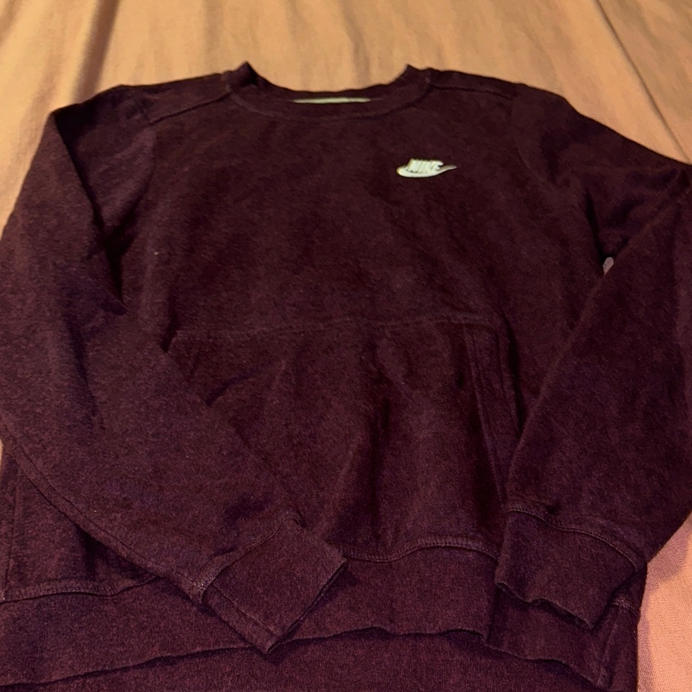 Nike Women's Burgundy Sweatshirt